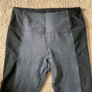 Black and gray leggings